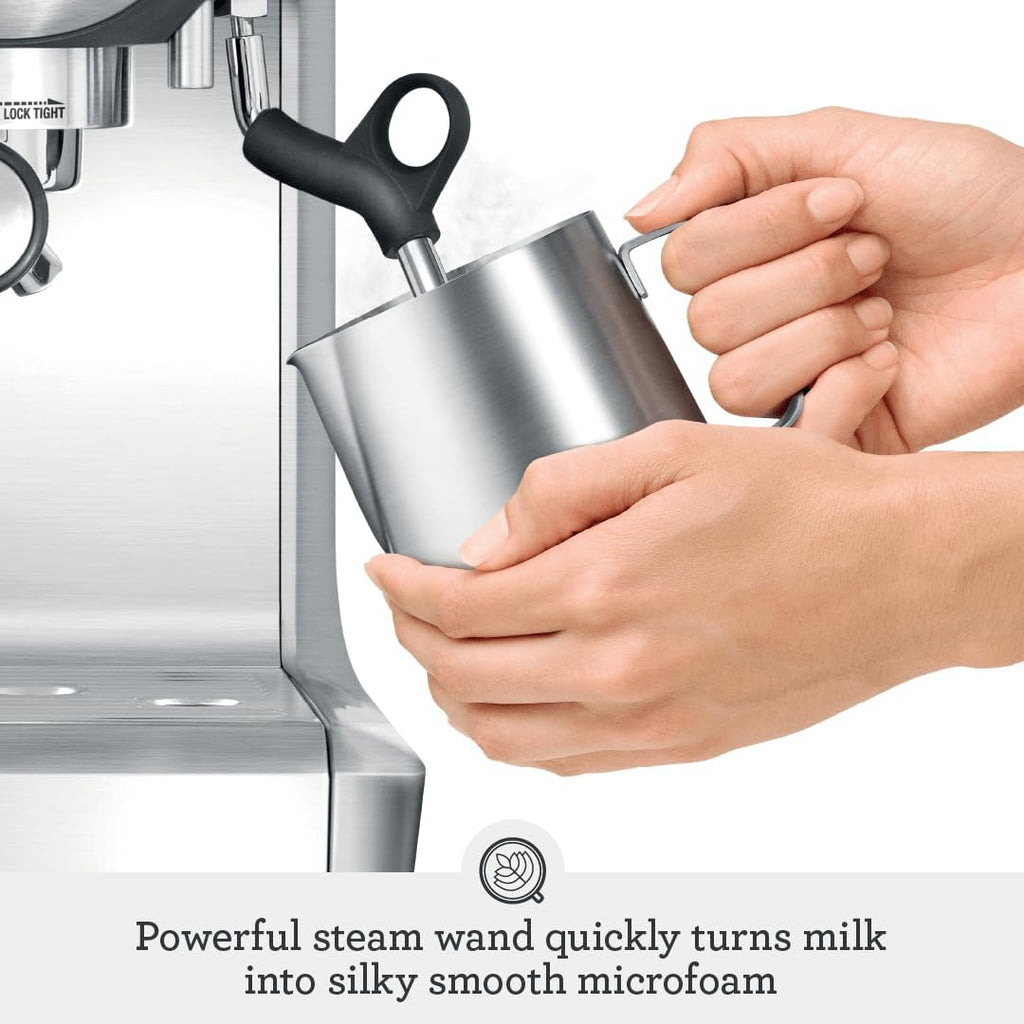 Grind & Brew Pro Espresso Maker – Stainless Edition