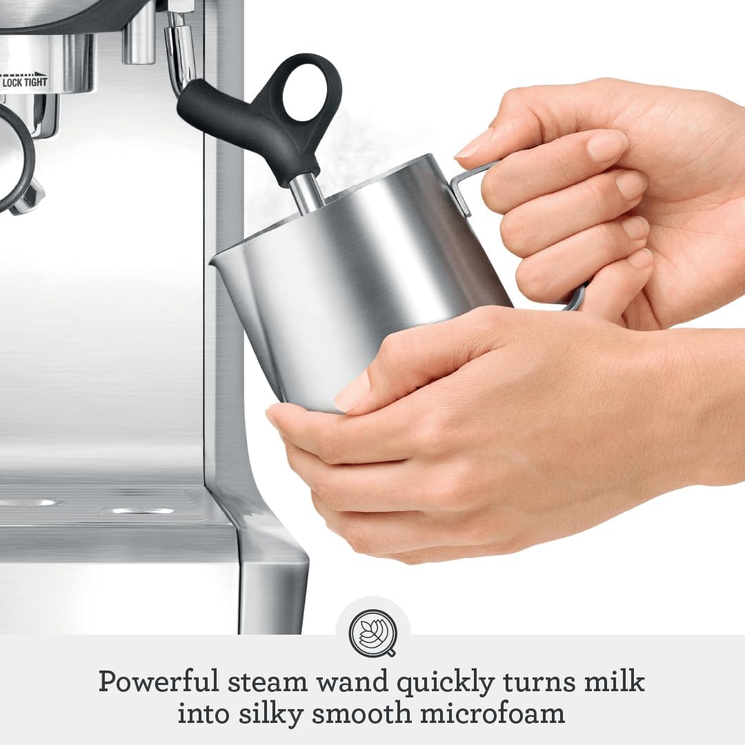 Grind & Brew Pro Espresso Maker – Stainless Edition