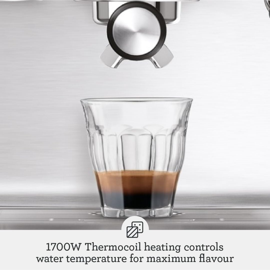 DuoHeat Pro Espresso Machine – Brushed Stainless Steel