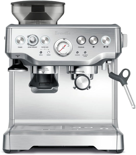 Grind & Brew Pro Espresso Maker – Stainless Edition