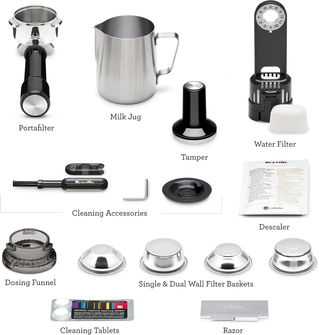 Grind & Brew Pro Espresso Maker – Stainless Edition