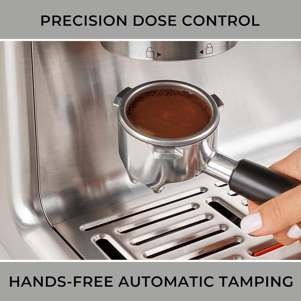 Elite CoffeeCraft Espresso Machine – Premium Steel Finish